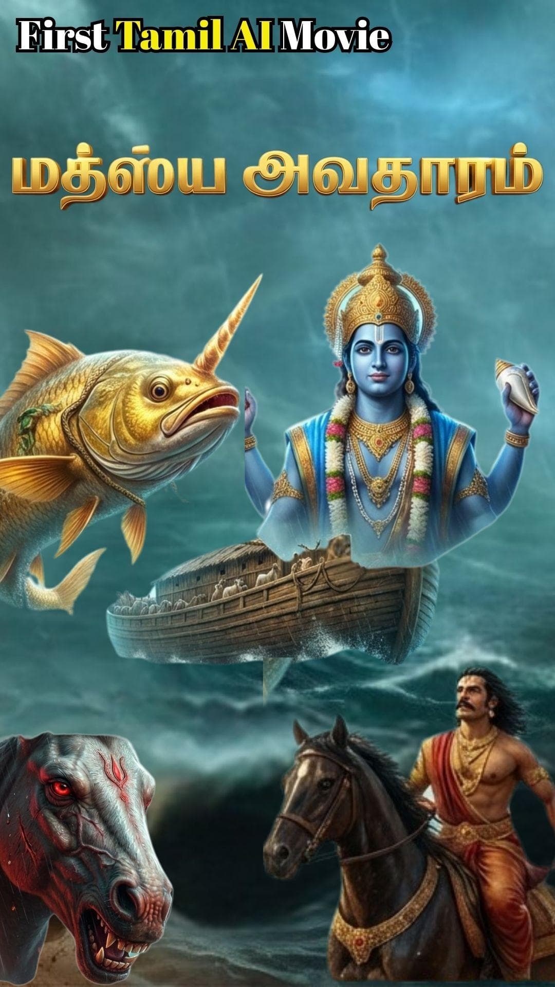 Avatar Mathsya - Mythology - Tamil - AI Movie - Tamil - Drama - Shortfilm